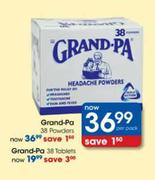 Grand-Pa-38 Powders 