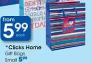 Clicks Home Gift Bags-Small