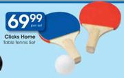 Clicks Home Table Tennis Set-Per Set