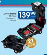 Clicks Home 35-Piece Car-Shaped Toolbox-Per Set