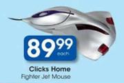 Clicks Home Fighter Jet Mouse