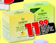 Lemon Lite Oil Control Vanishing Cream/Even Tone Complexion Cream-50ml Each