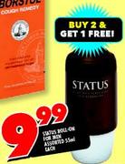 Status Roll-On For Men Assorted-55ml Each