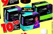 Kotex Maxi Pads Wings-8/10's Each