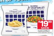 No Name Straight Cut Frying Potato Chips Or Mixed Vegetables-1Kg Each