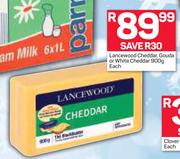 Lancewood Cheddar, Gouda Or White Cheddar-900g Each