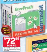 Parmalat Everfresh Long Life Milk-6x1Ltr Per Pack