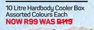 Blue Mountain 10Ltr Hardbody Cooler Box Assorted Colours-Each