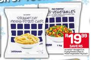 No Name Straight Cut Frying Potato Chips Or Mixed Vegetables-1Kg Each