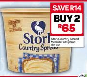 Stork Country Spread Medium Fat Spread Tub-2X1Kg