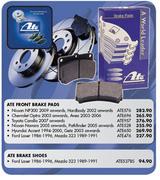 Ate Brake Shoes (ATE537BS)