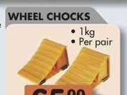 Wheel Chocks 2Kg (WCK02)-Each