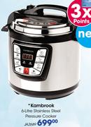 Kambrook 6L Stainless Steel Pressure Cooker(JA2689)