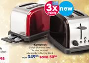 Kambrook 2-Slice Stainless Steel Toaster-JA-2824R