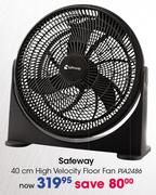 Safeway High Velocity Floor Fan-40cm (PIA2486)