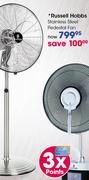 Russell Hobbs Stainless Steel Pedestal Fan