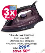Kambrook 2600W Ionic Iron 2600