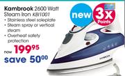 Kambrook 2600W Steam Iron(KBI1001)
