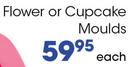 Love To Bake Flower Or Cupcake Moulds-Each