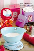 Love To Bake Set Of 3 Tin Canisters-Each