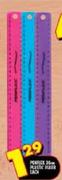 Penflex 30cm Plastic Ruler-each