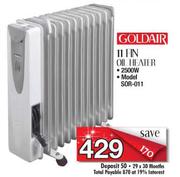 Goldair 11 Fin Oil Heater-2500W(SOR-011)