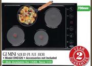 Defy Gemini Solid Plate Hob-700mm(DHD326)