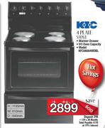 KIC 4 Plate Stove(KFCU6004WDBL)