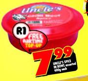 Uncle's Spice in Bowl Assorted-400g each