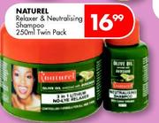 Naturel Relaxer & Neutralising Shampoo-250ml Twin Pack