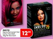 Inecto Henna Permanent Hair Colour Assorted-30g Per Box Each