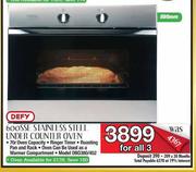 Defy 600SSE Stainless Steel Under Counter Oven-595mm 