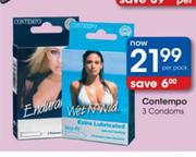 Contempo 3 condoms Pack