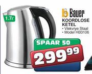 Bauer Koordlose Ketel-1.7Ltr(HB3106)