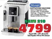 Delonghi Cappuccino Machine