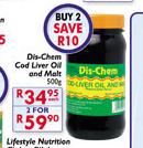 Discom Codlever Oil And malt-2x500gm