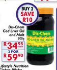 Dis-Chem Cod Liver Oil and Malt-500g