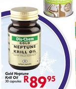 Dis-Chem Gold Neptune Krill Oil-30 Capsules 