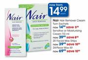 Nair Hair Remover Cream Twin Sachets-Each