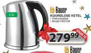 Bauer Koordlose Ketel-1.7Ltr(HB3106)