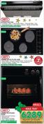 Defy Extractor Fan-900mm + Defy Gemini Solid Plate Hob-700mm + Defy Gemini Petitchef Oven-710mm