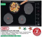 Defy Gemini Solid Plate Hob-700mm(DHD326)