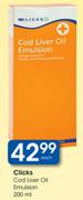 Clicks Cod Liver Oil Emulsion-200ml
