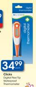 Clicks Digital Flexi Tip Waterproof Thermometer