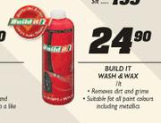 Build It Wash & Wax-1 Ltr