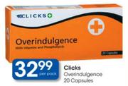 Clicks Overindulgence Capsules-20's