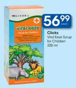 Clicks Viral Eeze Syrup For Children-200ml