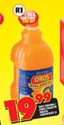 Oros Original/Lemos/Naartjie Squash Concentrate-2Ltr