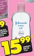 Johnson's Baby Oil-125ml