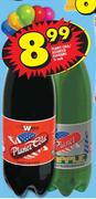 Planet Cola/Assorted Flavours-2Ltr Each